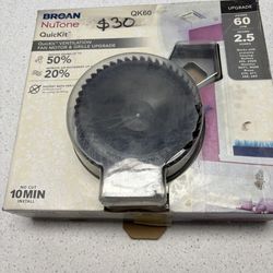 Intone ventilation fan motor and grill upgrade kit
