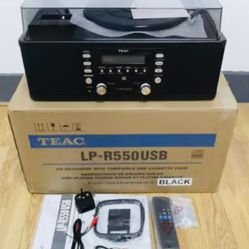 New TEAC LP-R550 USB CD Recorder, LP, Cassette Deck