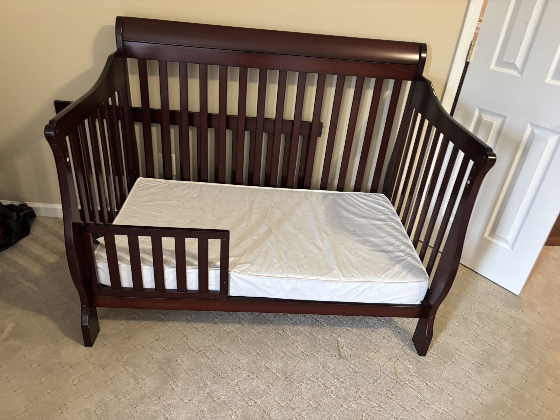 Dark Brown Crib 4-in-1