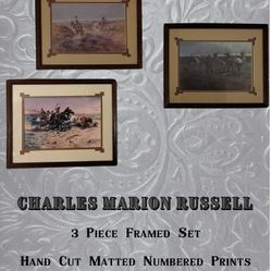 Charles Marion Russell Custom Matted Numbered Prints 