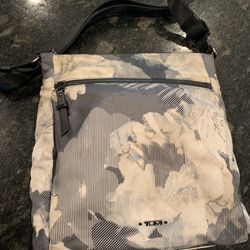 Tumi Black Floral Pattern Bag