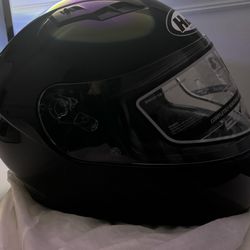 HJC Solid Adult CS-R3 Street Motorcycle Helmet- Glossy Black/small Brand New