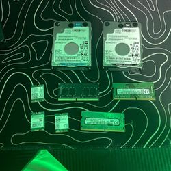 Gaming Laptop Parts (Ram-Storage-WiFi Cards)