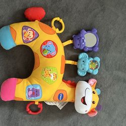 tummy time giraffe pillow