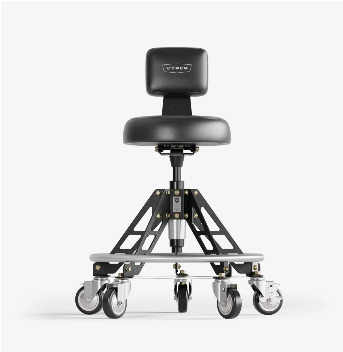 Vyper Elevated Steal Max EZ-LIFT Shop Chair