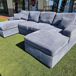 Brand New Sectional Doble Chaise 120 x 60 Chaise Adjustable Pcs $459