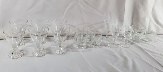 Vintage Liquer Glass Set