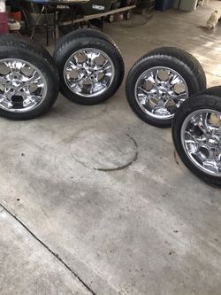 Tires with rims 17”