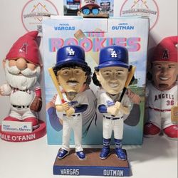 Dodgers Bobbleheads Dual Vargas & Outman 
