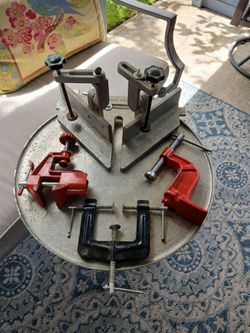 Vases and clamps
