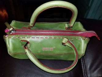 Matt & Nat leather green little purse