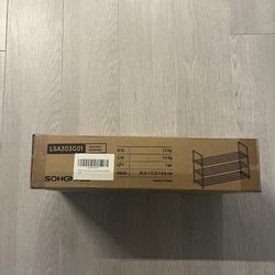 SONGMICS 3-Tier Shoe Rack