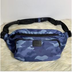 Pink Victoria Secret Blue Camo Print Waist Bag Bum Bag Fanny Pack adjustable 