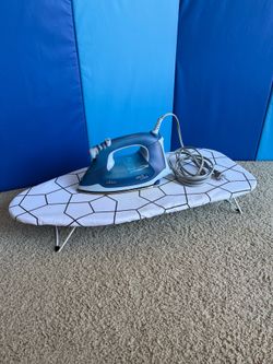 Oliso TG1050 Smart Iron with Auto Lift and Mini Ironing Board