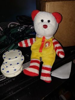 Original 2004. Ronald Mcdonalds. Beanie Baby