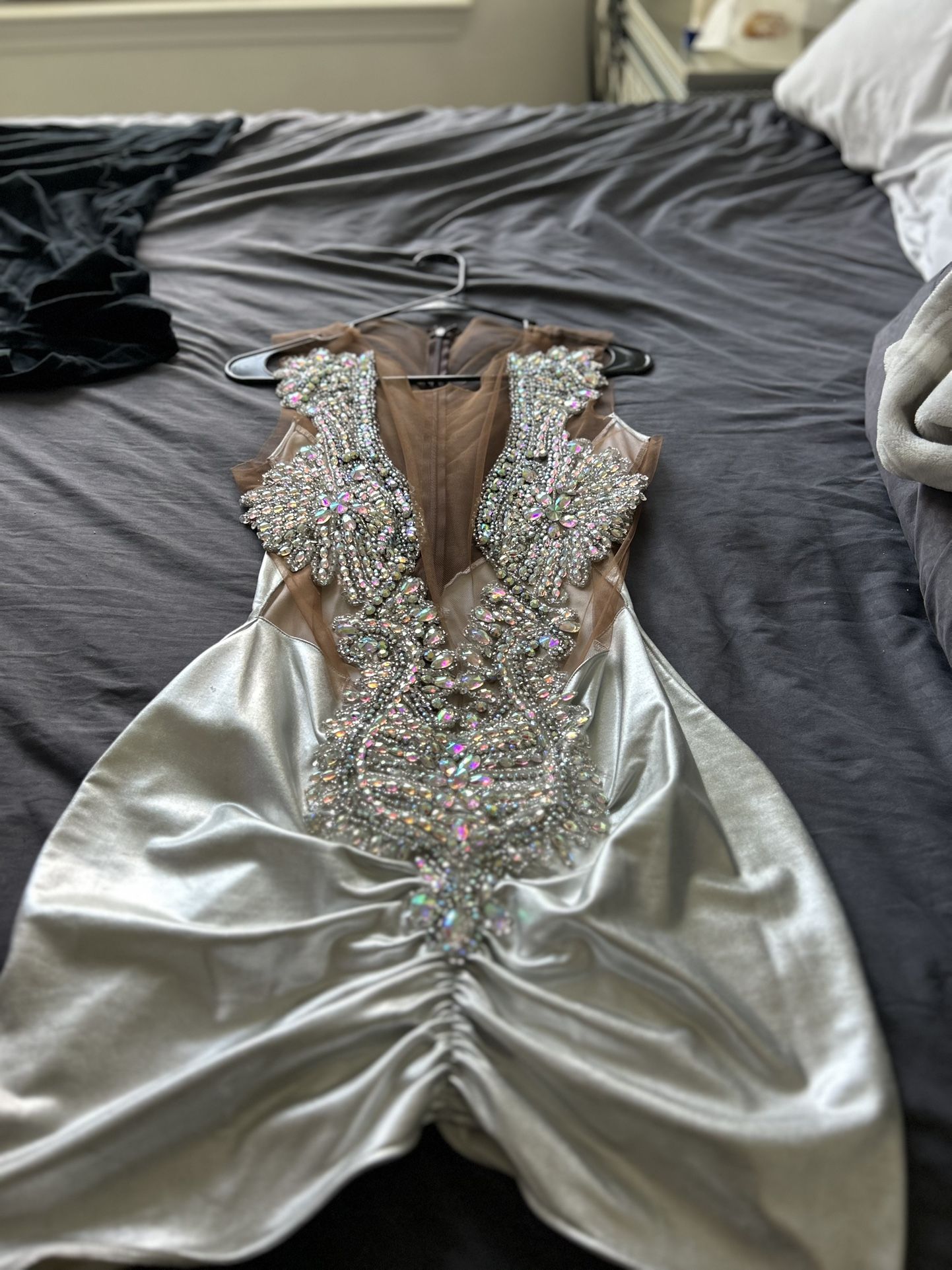 Custom Made Rhinestone Dress