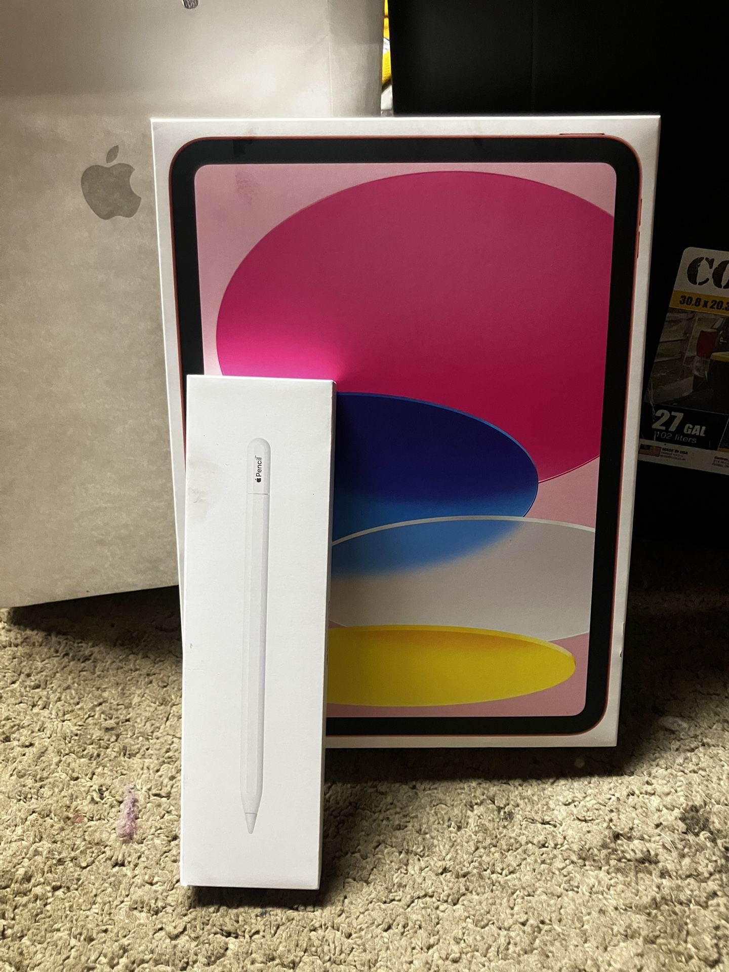 Brand New iPad 16 & Apple Pencil New In Box Also.