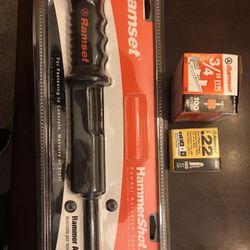 Ramset Hammershot With Nails And Powder Shot