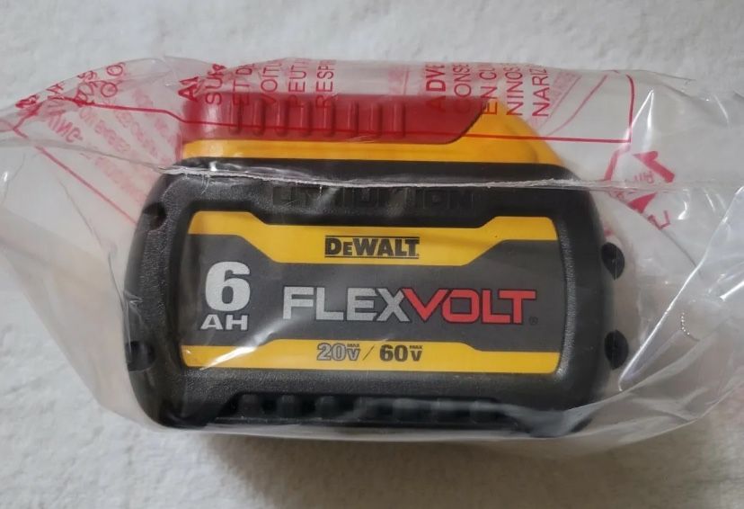Dewalt DCB606 60 volt Flex Volt 6 amp Battery NEW OPEN BOX SALE 2023