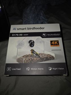 AI Smart Birdfeeder with 4K Camera