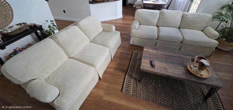 Sofa, Couch, Set Of Two