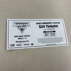 monster jam tickets Coupon
