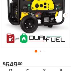3800- watt/4750-Watt Electric Start Gas And Propane Portable Generator