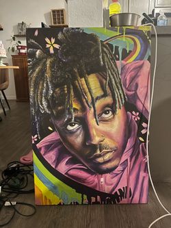 Juice WRLD Original Acrylic Portrait Painting