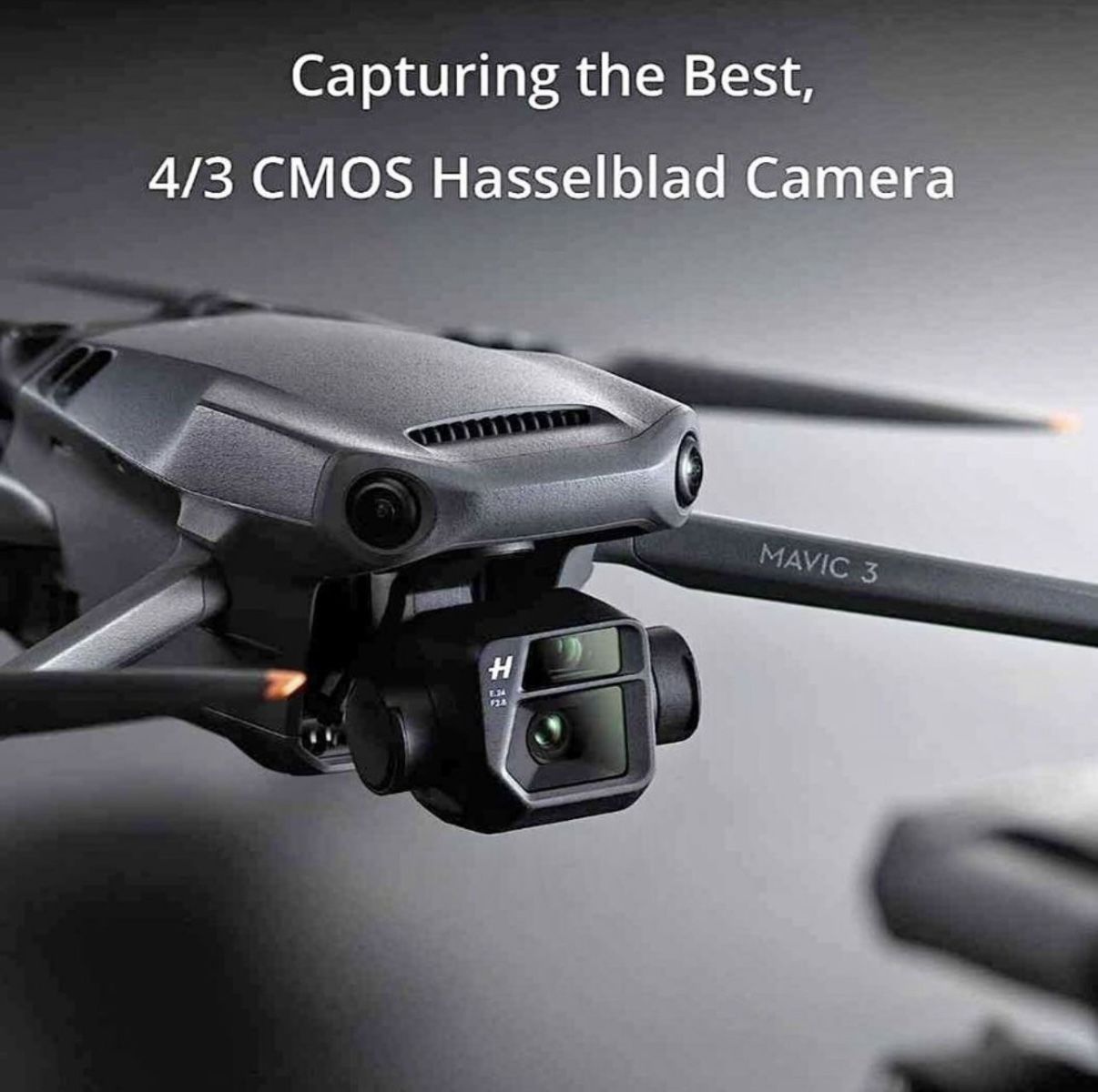 DJI Mavic 3 Fly More Combo, Drone with 4/3 CMOS Hasselblad Camera, 5.1K Video, 28x Zoom
