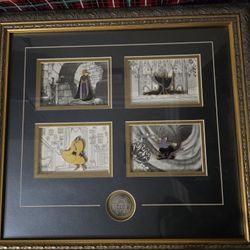 Disney Gallery Female Villains  Disney Pin Frame  Maleficent Ursula Evil Queen LE #75 Of 1000