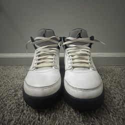 Jordan 5, Black And White, Size 9