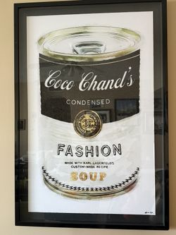 Chanel Fashion Soup Wall Artwork