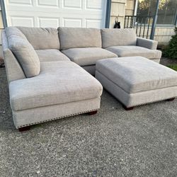 Grey Costco Sectional Couch! Delivery Available🚚