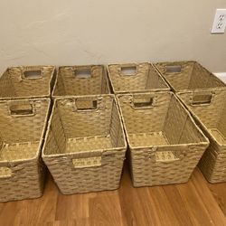Storage Baskets - Set Of 8