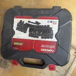 Husky64 Piece 1/2 In Drive Impact Socket  Set 