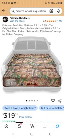 Air bed for truck bed.