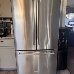 KitchenAid Stainless Steel French Door Refrigerator Bottom Freezer