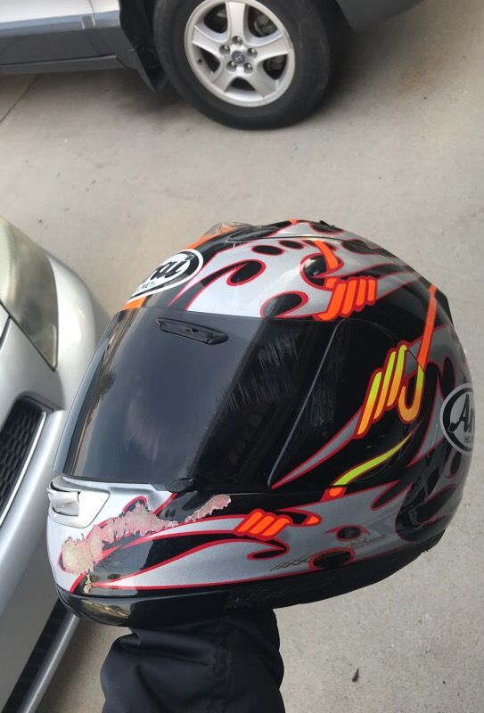 Arai CORSAIR RX-7 Nicky Hayden replica helmet