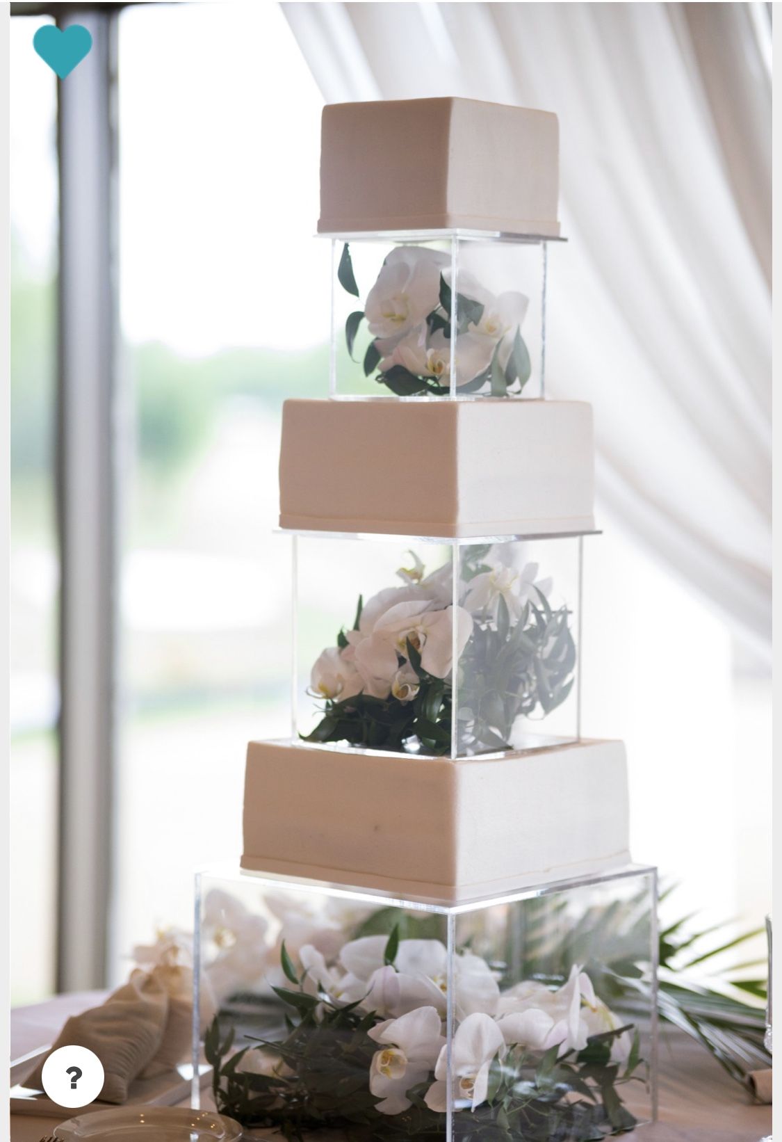 Clear Acrylic Risers For Wedding Cake