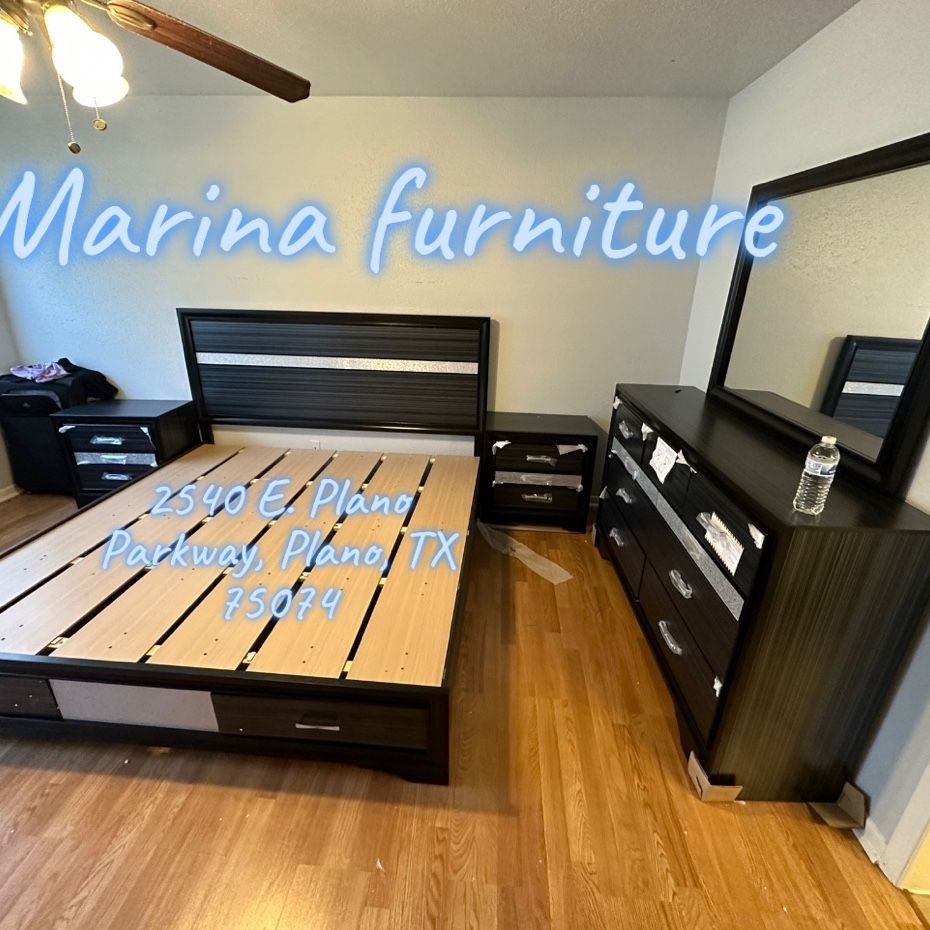 Furniture Bedroom Set On A Special $55 Down Payment