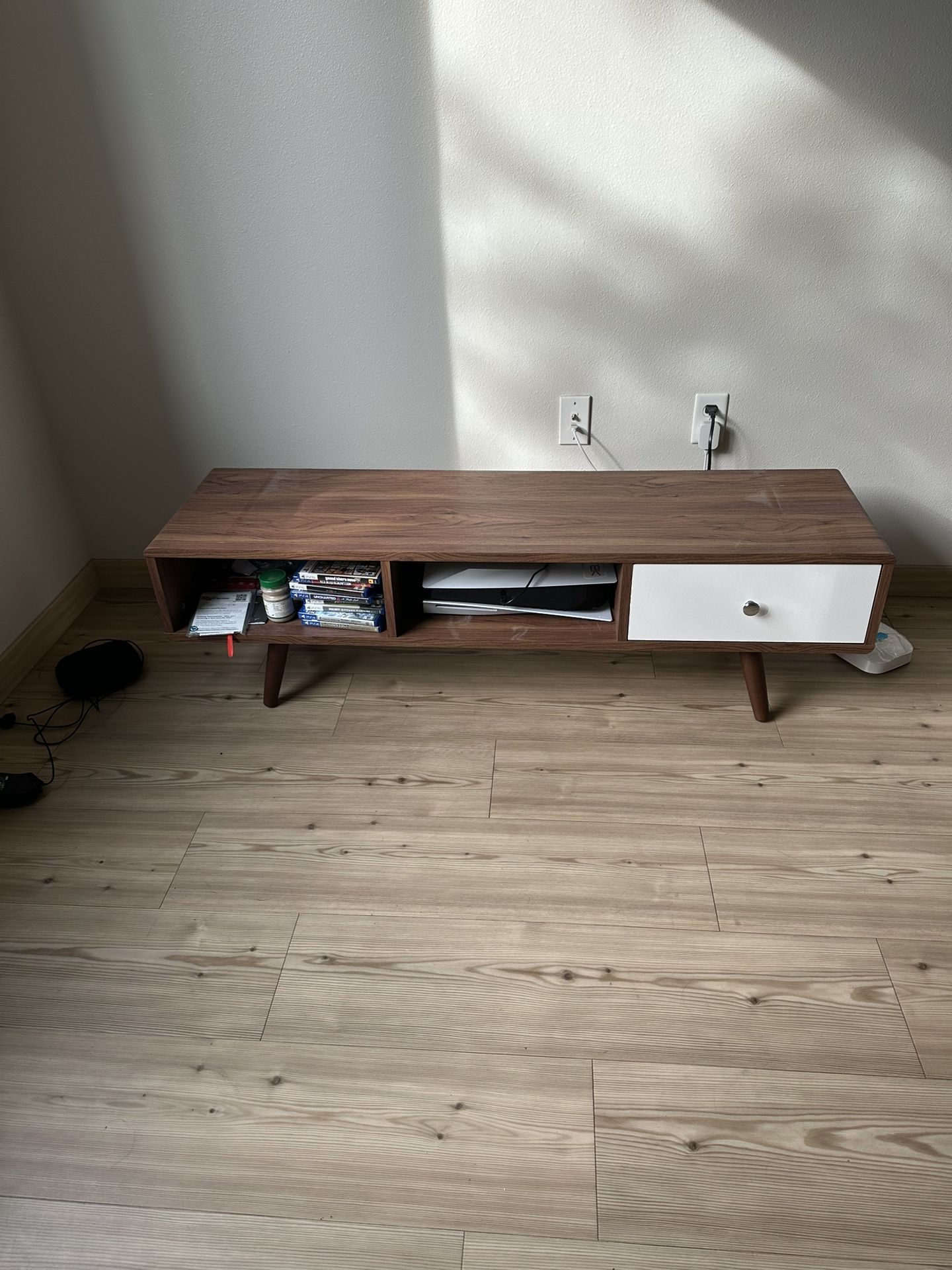 Modern Wood TV Stand