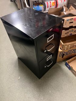 2 lorell file cabinets both same condition