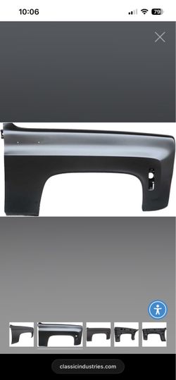 Truck Replacement Front Fender Panel