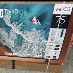 75 Tv $55 Down On Financing Free Delivery Six Month Warranty 75 Lg 4K Smart Hdtv