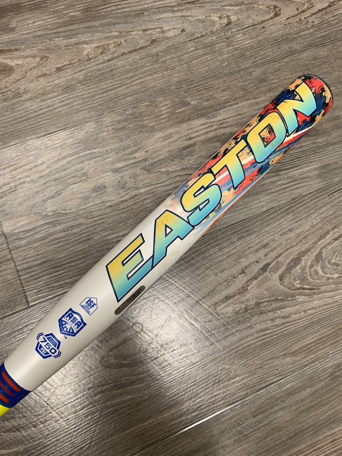 Easton Autism Awareness Buddy Wolf ASA 25oz Softball Bat Barely Used RARE