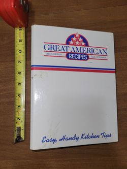 Vintage Great American Recipe Cookbook Quick Easy Microwave Removable