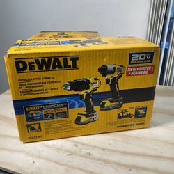 Brand New Sealed DeWalt DCK228E2 20V MAX Brushless 2-Tool Combo Kit – $199