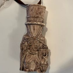 Hatbox Ghost Tiki Ornament