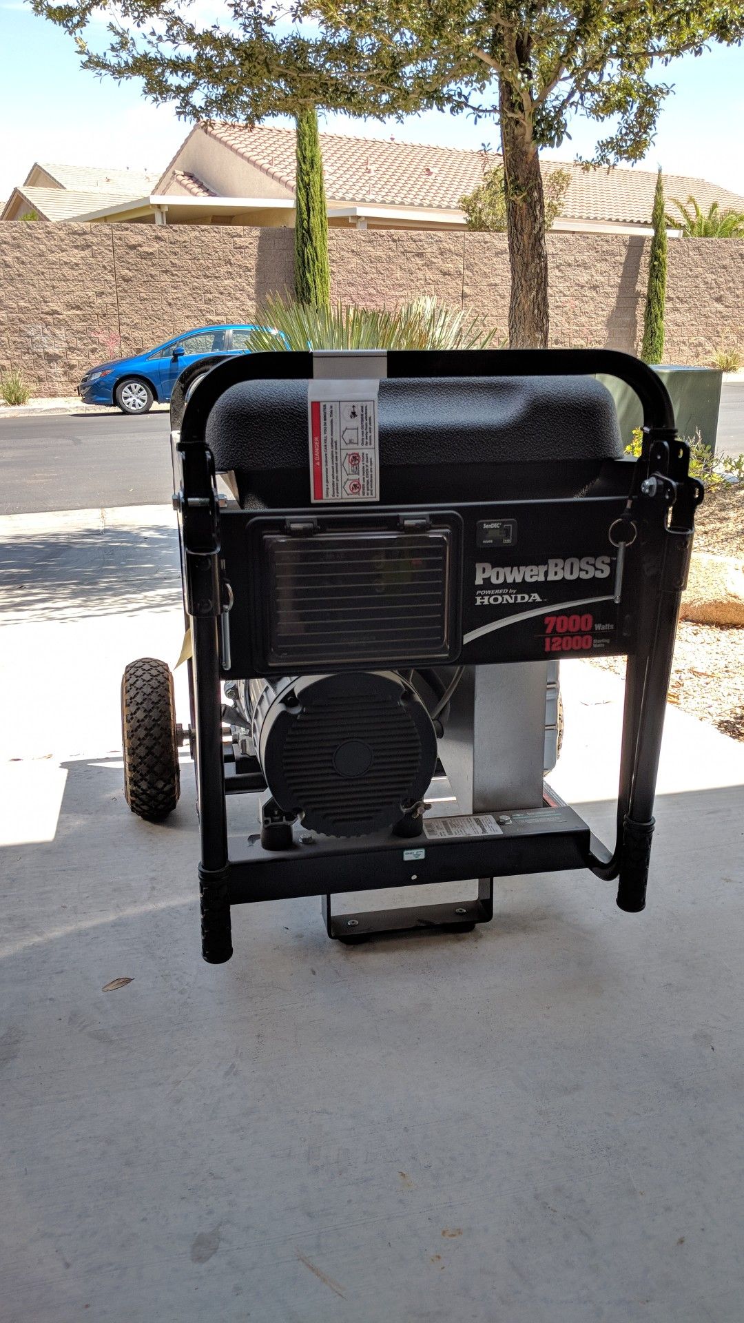 Honda Powerboss Generator 7000w : 12,000 Starting Watts 00.00 HOURS!! NEW!