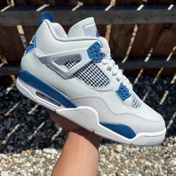 Jordan 4 Military Blue (Size 6.5Y, 7Y, 9.5, 10, 10.5, 11, 12, 13)